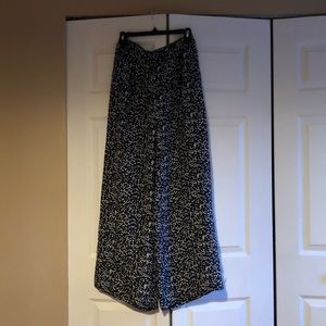 NWT Wide Leg Silk Pants (Size 2)